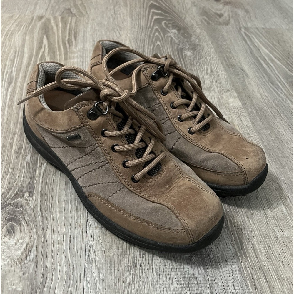 Hotter Mist GTX Women's Walking Shoes Size US 7 Goretex Light Brown